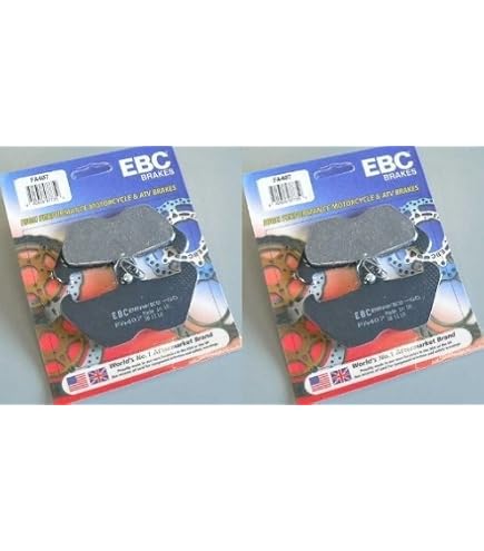 EBC FA407 Bremsbeläge - Organisch, Kevlarverstärkt, Für Motorräder, OEM-Ersatz