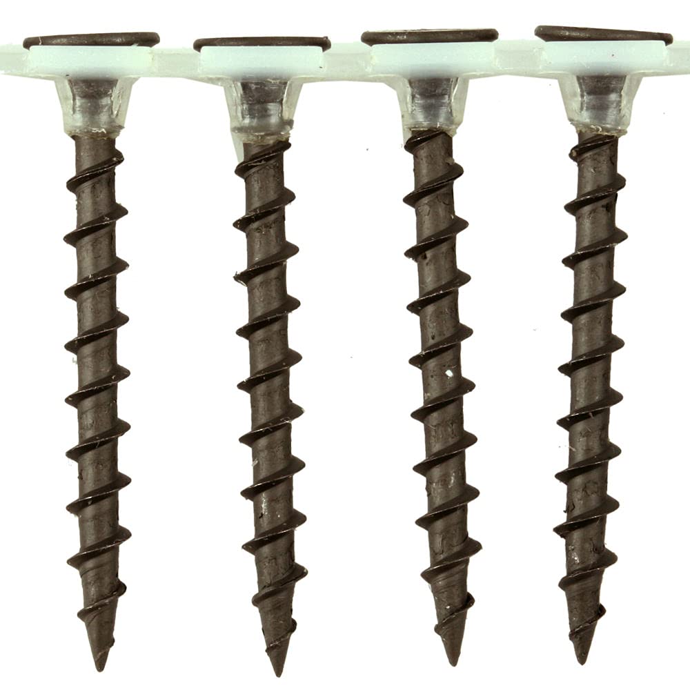 TERF® Collated Drywall Coarse Thread Screws 3.9 X 50mm Phillips Drive Bugle Head Black Finish - Pack of 50