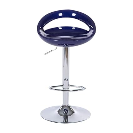 LP Bar stool Barhocker Drehstuhl Barhocker Roter Kunststoff Farbe Schwenkbar Barhocker Moderner Glanz-Finish Halbmondform Ver