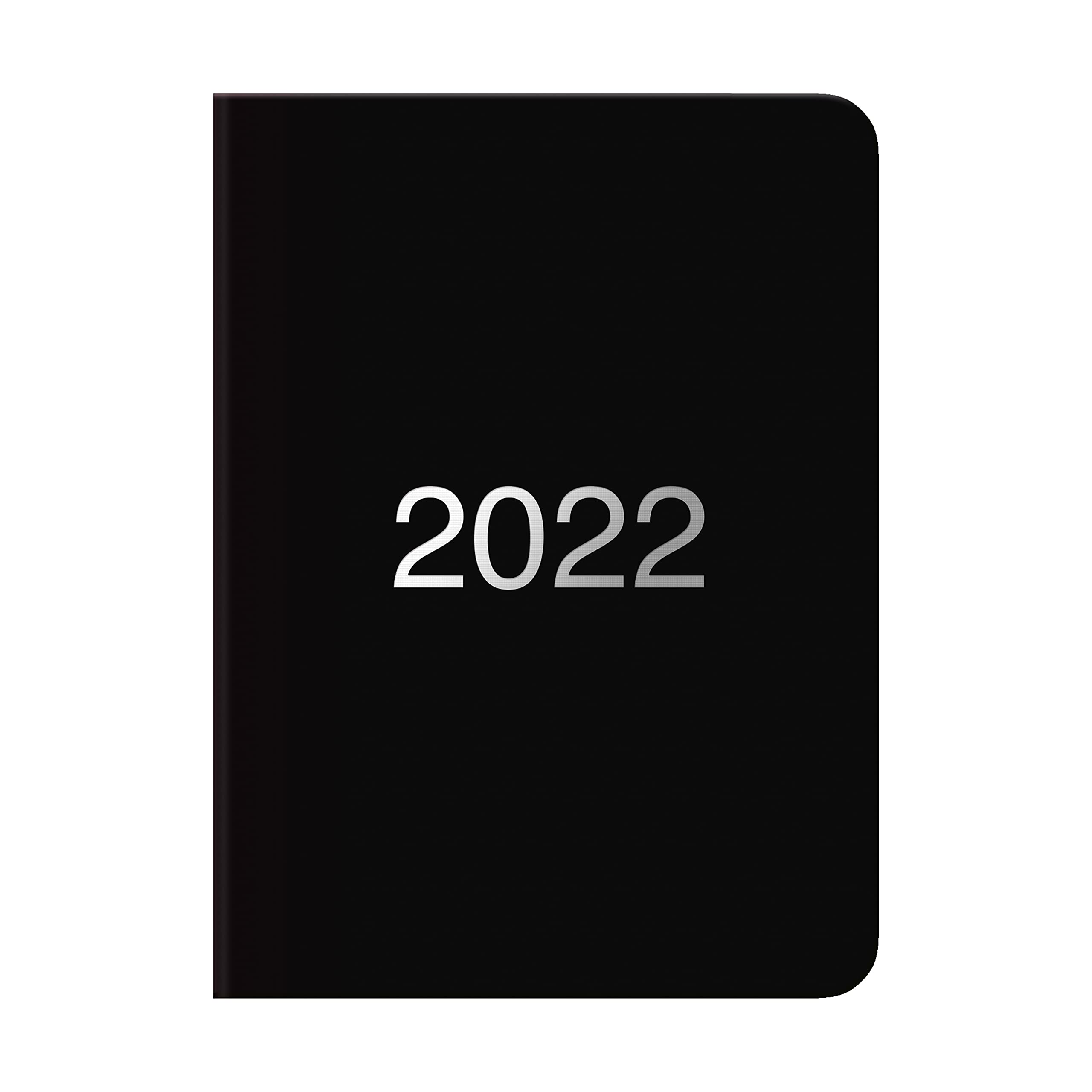 Letts of London Dazzle A6 Week to View 2022 Diary - Black (22-080890)