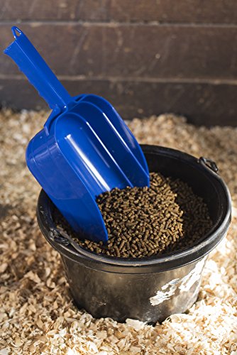 Miller Plastic Feed Scoop, 2 1/2-Inch, Blue