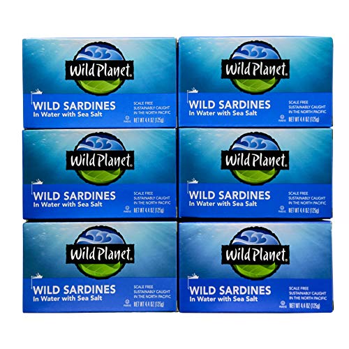 Wild Sardines In Water Lightly Smoked With Sea Salt, Nutritional