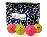 Ball Couture Fashionable Golf Balls for Women, 1 Dozen