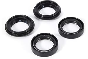 Front Fork Oil Seal Kit 33x46x11mm Dust Boots Wiper Seals Replacement for Honda CB400 CM450 CX500 Motorcycle