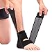 Faswin 2 Pack Nonslip Breathable Ankle Brace with Compression Wrap Support, One Size, Black