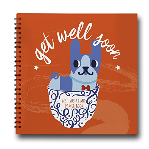 Get Well Soon Best Wishes Keepsake Book for Feeling Better and Cheering up. Laughter is the Best Medicine Gift with Funny and Inspiring Messages for Coworker, Family, and Children by Pillow and Toast