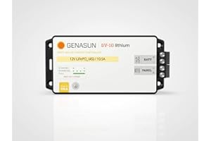 Genasun GV-10-Li-14.2V, 10.5 A MPPT Charge Controller for Lithium (4S LiFePO4) Battery