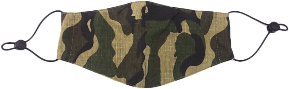 Zarapack Designer Camouflage cotton 2 layer Fashion Face Mask Mouth Mask Muffle PM 2.5 Dust Exhaust (Style 1)