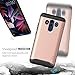 Mate 10 Pro Case, TUDIA Slim-Fit Heavy Duty [Merge] Extreme Protection/Rugged but Slim Dual Layer Case for Mate 10 Pro (Rose Gold)