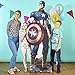 Star Cutouts Official Marvel Avengers Movie Lifesize Cardboard Cut Out of Captain America / Steve Rogers (Chris Evans) 190cm Tall 71cm Wide