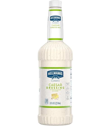 Amazon.com : Hellmann's Classics Ranch Salad Dressing Salad Bar Bottles  Gluten Free, No Artificial Flavors, Colors, added MSG or High Fructose Corn  Syrup, 32 oz, Pack of 6 : Grocery & Gourmet Food