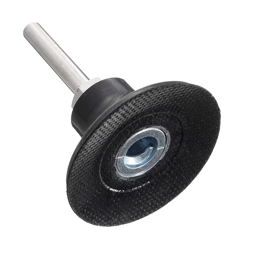 MiJunHD 2inch Sanding Disc Pad Holder, 6mm Mandrel Quick Change Grinding Backing Pad for Die Grinder Rotary Tool (1 Piece）