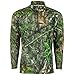Mossy Oak Men's Camo Lightweight 1/4 Zip Hunting Shirt