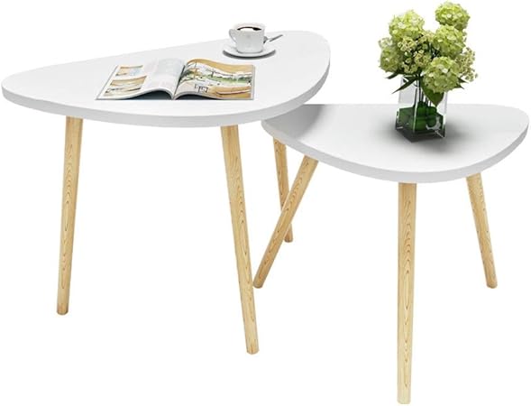 white nursery end table