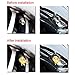 (Pack of 4) Gold 8mm Crown Tire/Wheel Rims Air Valve Stem Cap Compatible with Car Truck Hot Rod ATV