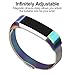 For Fitbit Alta Bands/Fitbit Alta HR Bands, Milanese Stainless Steel Bracelet with Unique Magnet Lock Replacement Bands for Fitbit Alta/Fitbit Alta HR