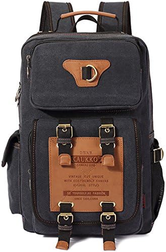 Super military Backpacks Women Bag Men Travel bags Hiking Daypacks (Black)