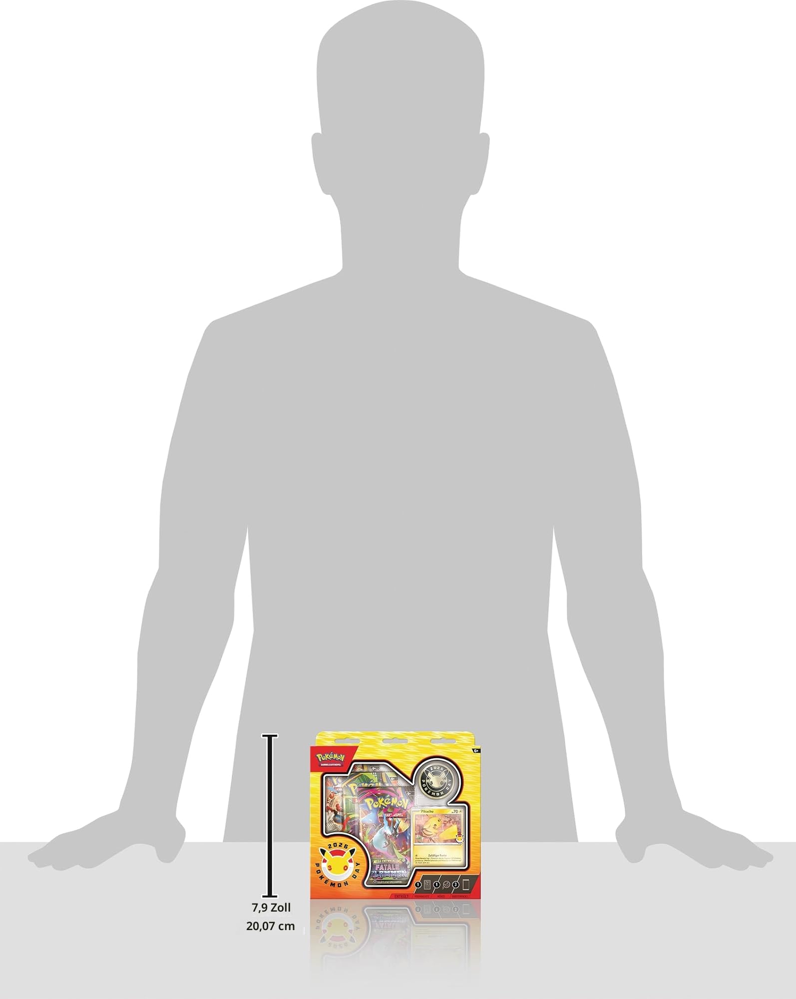 Pokémon-Sammelkartenspiel: Kollektion Pokémon Day 2026 (1 holografische Promokarte, 1 Münze und 3 Boosterpacks) 6