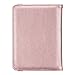 HOTCOOL Passport Holder Classic Style Case Leather RFID Blocking Wallet With Elastic Strap Travel Cover Case For Passport, Rose Gold