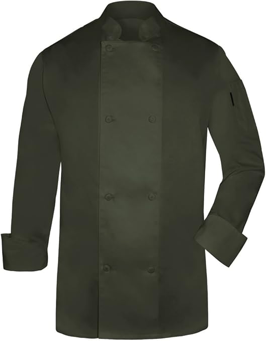 Newchef Fashion Olive Mens Chef Coat Chefs Jackets Clothing