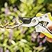 Jardineer Sharp and Durable Bypass Pruning Shear, Garden Scissors with Safety Lock, Tree Trimmers Secateurs, Cut Easy Hand Pruner, Perfect Gardening Clippers for Gifts