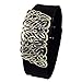 Weekend Wearables Fitbit Charge/Fitbit Charge HR Jewelry to Accessorize Your Fitness Tracker - Modern Intricate Silver Celtic Belfast Charm Bracelet Accessory