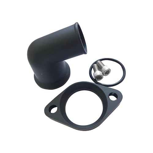 Polished Aluminum 90 Degree Swivel Water Neck For SBC BBC Chevy V8 – Joyride Hot Rods