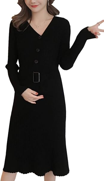 Amazon Co Jp My Spica 授乳服 マタニティ ワンピース リブ ニット タイト フィット ストレッチ 長袖 膝下丈 産前 産後 着れる 授乳 口 付き 妊婦 秋 冬 春 ブラック 黒 服 ファッション小物 Amazon Co Jp My Spica 授乳服 マタニティ ワンピース リブ ニット タイト フィット ストレッチ 長袖 膝下丈 産前 産後 着れる 授乳 口 付き 妊婦 秋 冬 春 ブラック 黒 服 ファッション小物