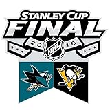 2016 NHL Stanley Cup Final Dueling Lapel Pin (San Jose Sharks vs. Pittsburgh Penguins)