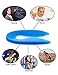 U-Shaped Heel Cushion, Silicone Plantar Fasciitis Pad for Heel Spur/Instant Pain Relief by Toe Glow