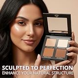 Lamora Contour Palette Makeup Powder 4 Matte Colors Vegan Cruelty Free Highlight view 13
