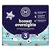 Honest Overnight Baby Diapers, Sleepy Sheep, Size 3, 120 Count