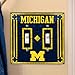 Michigan Art Glass Lightswitch Cover (Double)