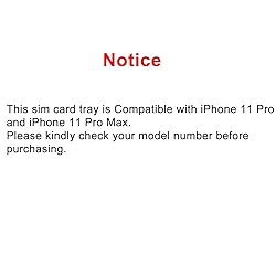 Perzework SIM Card Tray Holder Slot Replacement for