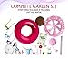 Fairy Garden Craft Kit Advanced Play - Kids Garden Set for Boys and Girls - Grow Your Very Own Magic Flowers and Plants Indoor - Best Creativity Gardening Gift for Kids 3 - 10 Years Old (Pink)