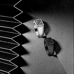 Hipunk Men Islam Muslim Allah God Ring - Stainless