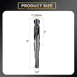 HARFINGTON 17.50mm Drill Bit 1/2" Reduced Shank