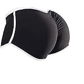 Women High Wasit Booty Shorts Workout Tights Ruched Butt Lift Yoga Legging Pants