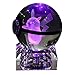 S-SO 3D Elf Inside K9 Crystal Ball Night Bedroom LED 7 Color Changing Desk Sleep Light (pk-2)