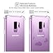 MoKo Cover Compatible for Samsung Galaxy S9 Plus Case, Reinforced Corners TPU Bumper Cushion + Anti-Scratch Hybrid Rugged Transparent Panel Cover for Samsung Galaxy S9+ 6.2 Inch 2018 - Transparent