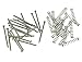 KAISH Pack of 20 Bass Guitar Pickup Mounting Screws Pickup Springs for Precision P Bass or J Bass or P90 Soap Bar Pickups Nickel
