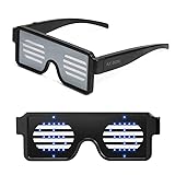 AX-BON LED Glasses,Rechargeable Toy Sunglasses can