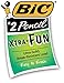 BIC Xtra-Fun Graphite Pencil, #2 Lead, 18-Count