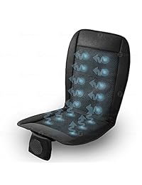 Cojín de enfriamiento asiento de coche negro, temperatura regulable 12 V del cómodo asiento de coche cojín de enfriamiento Zone Tech