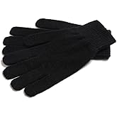 iMongol Pure Cashmere Women Full Fingers Gloves Ladies Knitted Gloves Mittens, Made in Inner Mongolian