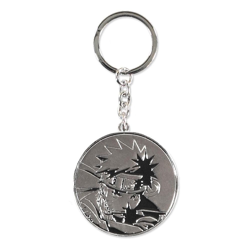 Naruto Shippuden - Silver Metal Keychain