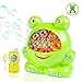 Morcare Automatic Bubble Machine, Portable Bubble Hurricane Machine Toys for Kids, More Than 500 Bubbles per Minute, with Bubble Solution