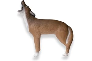 Delta McKenzie Howling Coyote 3D Dura-Flex Foam Archery Target - Compound Bow and Crossbow Compatible - Field Point and Broadhead Target