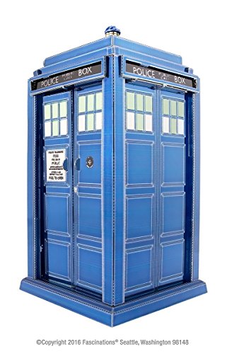 Fascinations Metal Earth Doctor Who Tardis 3D Laser Cut Model - Blue