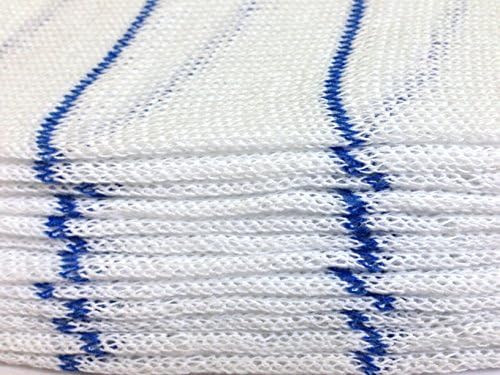 White Hygiene Biofresh Antibacterial Cotton Dish Cloth Super Soft Absorbent Kitchen Cloth Professional Catering Wash Cloth Pack of 20 Cloths